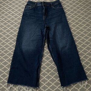 Boden wide leg cropped jeans